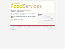 Tablet Screenshot of foodservices.musgrave.co.uk