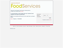 Tablet Screenshot of foodservices.musgrave.ie